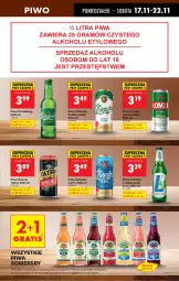 Gazetka promocyjna Biedronka - Od Poniedziałku - Gazetka - ważna od 22.11 do 22.11.2025 - strona 69 - produkty: Piwa, Piwo, Por, Somersby, Tatra, Lack, Carlsberg, Limonka