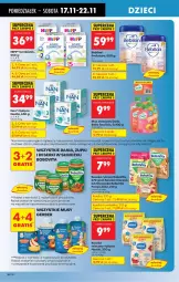 Gazetka promocyjna Biedronka - Od Poniedziałku - Gazetka - ważna od 22.11 do 22.11.2025 - strona 78 - produkty: HiPP, Ser, Ryż, Por, Mus, Gra, BoboVita, O nas, Dada, Owsianka, Deser, Karmi, Mleko, BEBILON