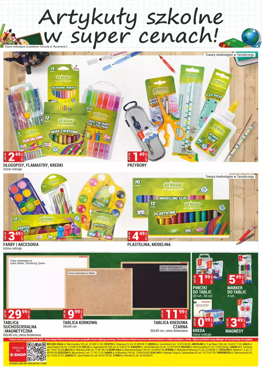 Gazetka promocyjna Merkury Market - ważna 16.08 do 31.08.2021 - strona 11 - produkty: BIC, Długopis, Fa, Flamastry, Plastelina, Rama