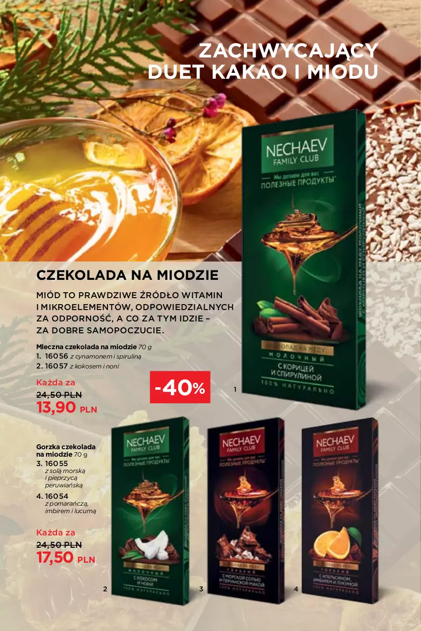 Gazetka promocyjna Faberlic - Gazetka - ważna 12.04 do 02.05.2021 - strona 212 - produkty: Czekolada, Imbir, Kakao, Kokos, Miód, Mop, Pieprz, Por