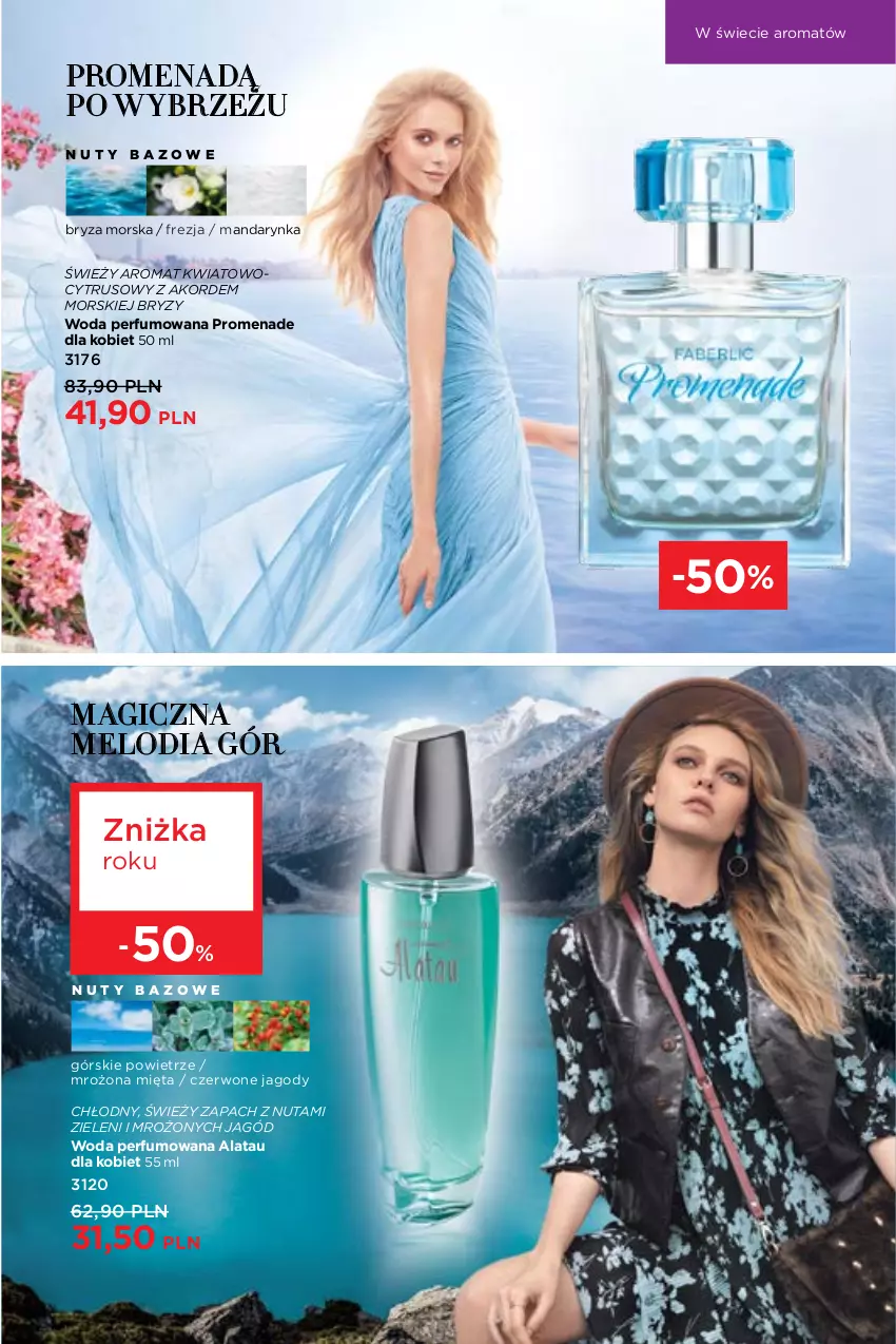 Gazetka promocyjna Faberlic - Gazetka - ważna 12.04 do 02.05.2021 - strona 71 - produkty: Bryza, Jagody, Mięta, Nuty, Perfum, Woda, Woda perfumowana