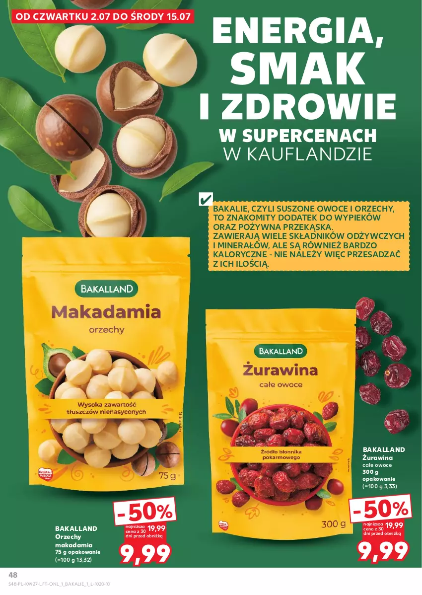 Gazetka promocyjna Kaufland - Gazetka tygodnia - ważna 02.07 do 08.07.2026 - strona 48 - produkty: Bakalland, Owoce, Zdrowie