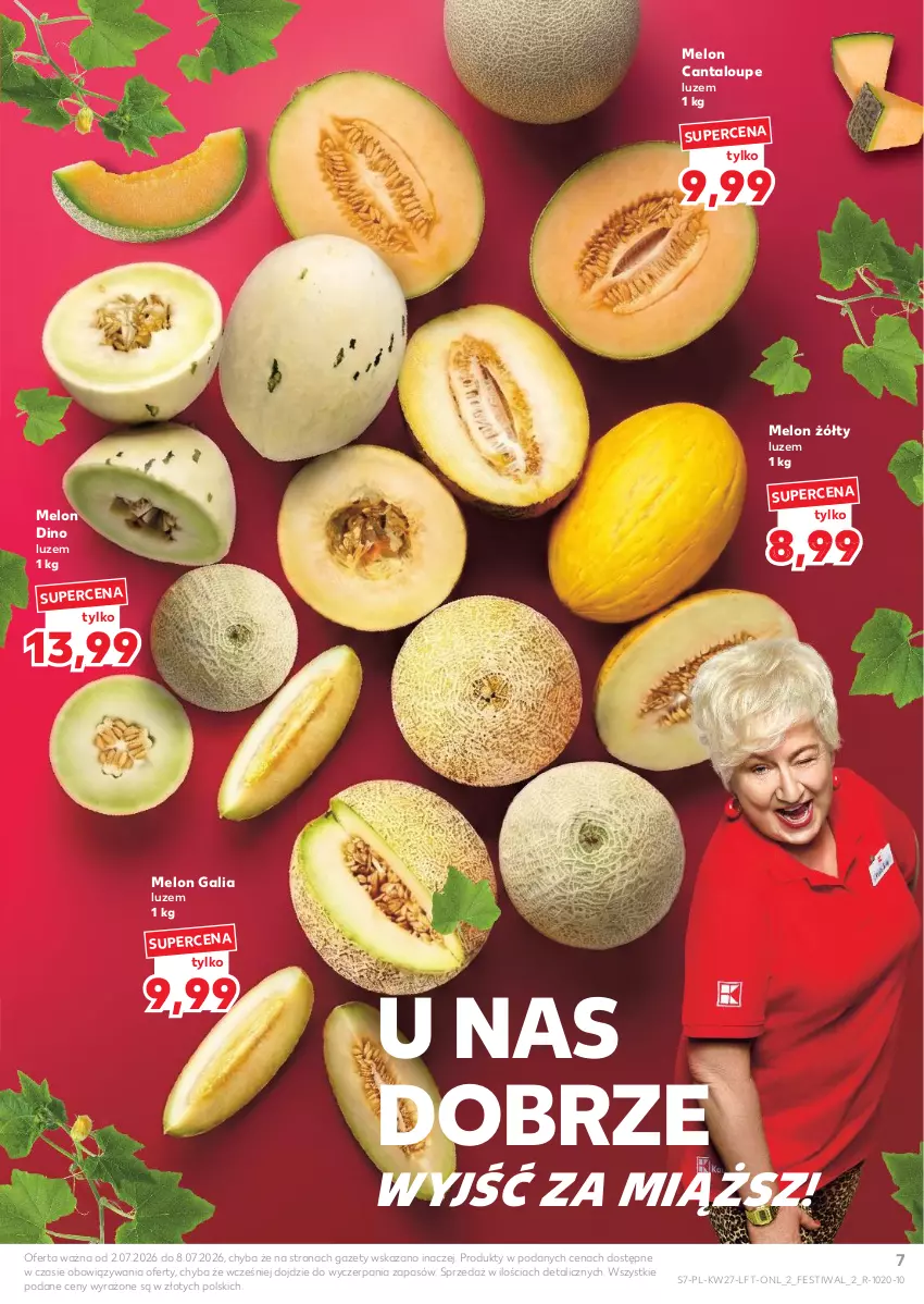 Gazetka promocyjna Kaufland - Gazetka tygodnia - ważna 02.07 do 08.07.2026 - strona 7 - produkty: Melon