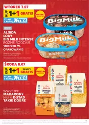 Gazetka promocyjna Kaufland - Gazetka tygodnia - Gazetka - ważna od 08.07 do 08.07.2026 - strona 17 - produkty: Makaron, Por, Gra, Big Milk, Lody, Algida, Waga, LG