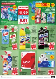 Gazetka promocyjna Kaufland - Gazetka tygodnia - Gazetka - ważna od 08.07 do 08.07.2026 - strona 60 - produkty: Domestos, Por, Ajax, Papier, Ręcznik kuchenny, Zawieszki, Bref, Tera, Papier toaletowy, Ręcznik, Płyn do wc, Waga