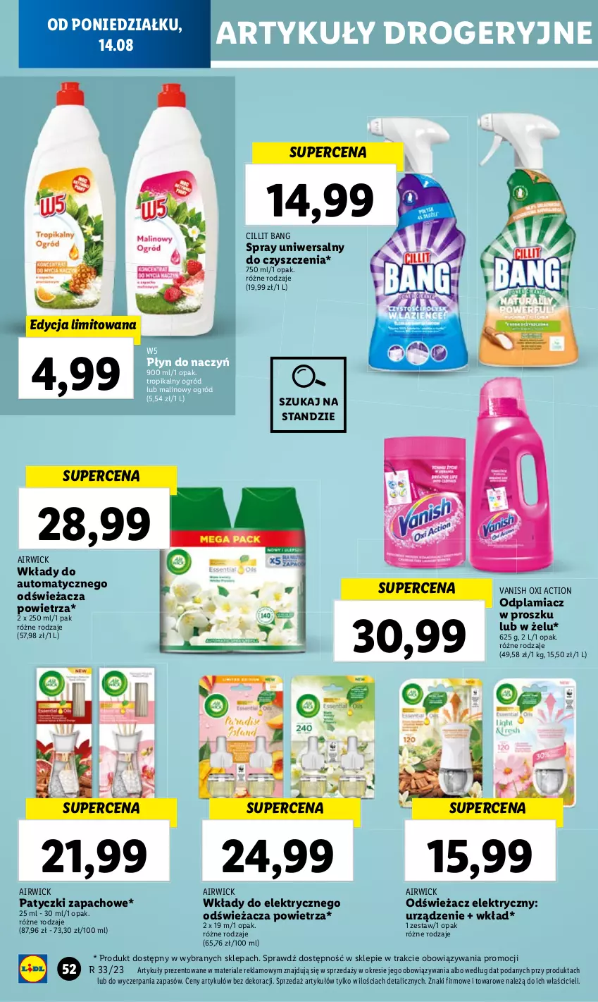 Gazetka promocyjna Lidl - GAZETKA - ważna 14.08 do 19.08.2023 - strona 58 - produkty: Odplamiacz