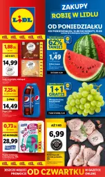 Gazetka promocyjna Lidl - GAZETKA - Gazetka - ważna od 19.08 do 19.08.2023 - strona 1 - produkty: Kurczak, Papier, Papier toaletowy, Lody, Pepsi, Arbuz, Wino