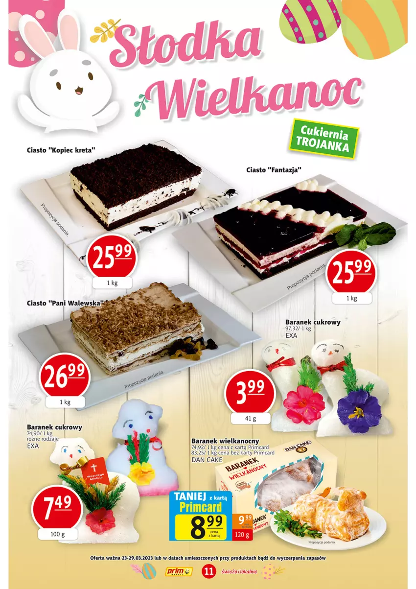 Gazetka promocyjna Prim Market - ważna 23.03 do 29.03.2023 - strona 11 - produkty: Dan Cake