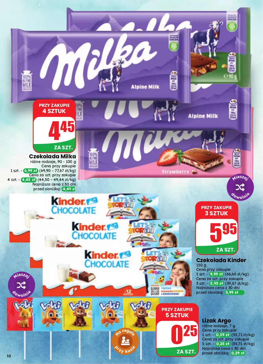 Gazetka promocyjna Dino - Gazetka 39 / 2026 - ważna 23.09 do 29.09.2026 - strona 10 - produkty: Czekolada, Kinder, Milka