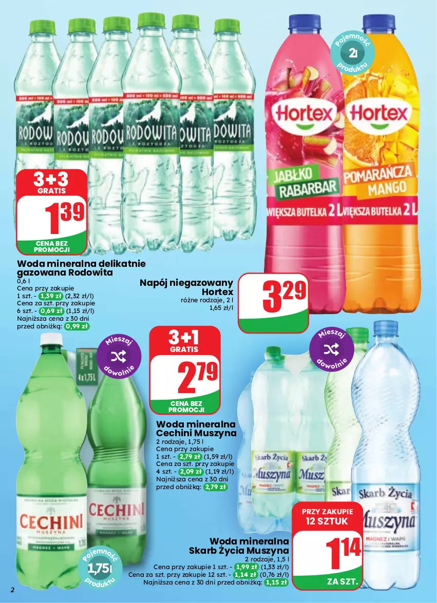 Gazetka promocyjna Dino - Gazetka 39 / 2026 - ważna 23.09 do 29.09.2026 - strona 2 - produkty: Gra, Hortex, Mus, Napój, Napój niegazowany, Szyna, Woda, Woda mineralna