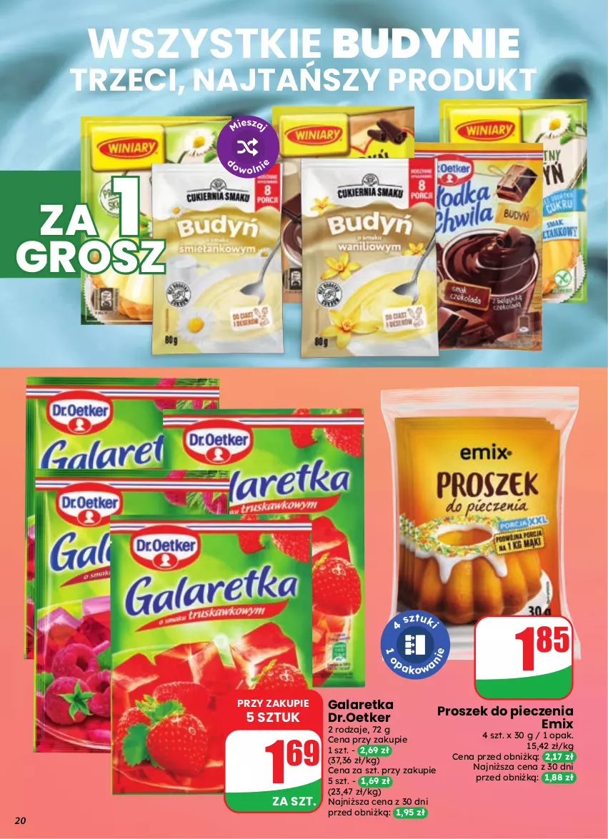 Gazetka promocyjna Dino - Gazetka 39 / 2026 - ważna 23.09 do 29.09.2026 - strona 20 - produkty: Gala, Galaretka, Piec, Proszek do pieczenia
