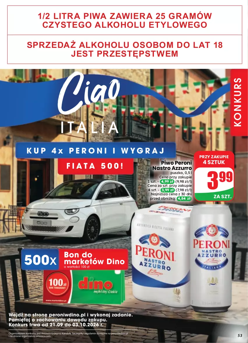 Gazetka promocyjna Dino - Gazetka 39 / 2026 - ważna 23.09 do 29.09.2026 - strona 53 - produkty: Gra, Piwa, Piwo