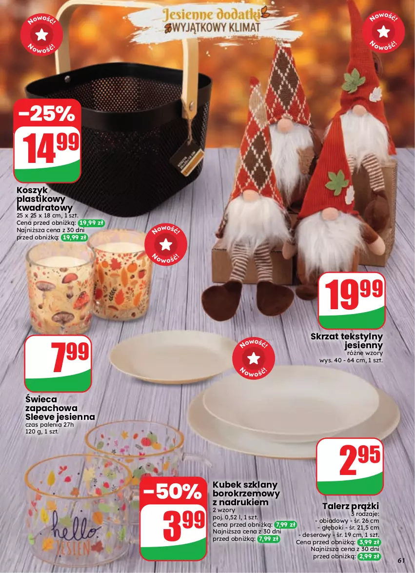 Gazetka promocyjna Dino - Gazetka 39 / 2026 - ważna 23.09 do 29.09.2026 - strona 61 - produkty: Deser, Kosz, Kubek, Ser, Skrzat, Talerz