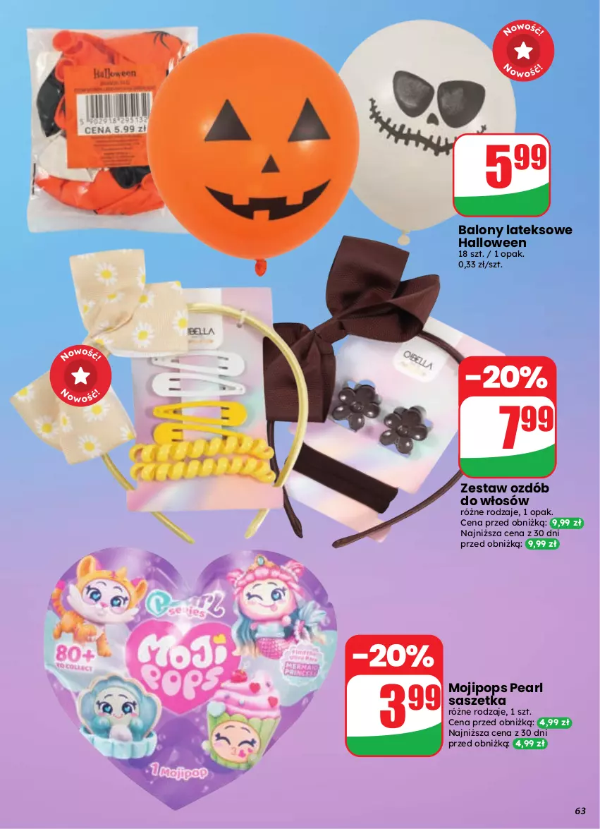 Gazetka promocyjna Dino - Gazetka 39 / 2026 - ważna 23.09 do 29.09.2026 - strona 63 - produkty: Balony