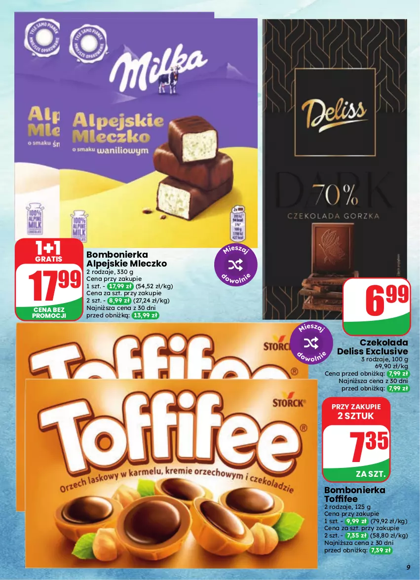 Gazetka promocyjna Dino - Gazetka 39 / 2026 - ważna 23.09 do 29.09.2026 - strona 9 - produkty: Czekolada, Deliss, Gra, Mleczko, Toffifee