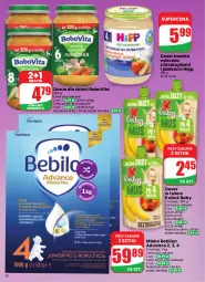 Gazetka promocyjna Dino - Gazetka 39 / 2026 - Gazetka - ważna od 29.09 do 29.09.2026 - strona 12 - produkty: Mleko Bebilon, HiPP, Ser, Gra, BoboVita, Vita C, Danie dla dzieci, Dzieci, Kubuś, Deser, Jabłka, Mleko, BEBILON