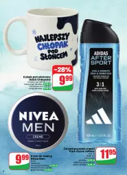 Gazetka promocyjna Dino - Gazetka 39 / 2026 - Gazetka - ważna od 29.09 do 29.09.2026 - strona 8 - produkty: Nivea Men, Krem do twarzy, Por, Pur, Adidas, Kubek, Nivea