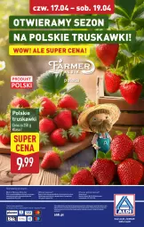 Gazetka promocyjna Aldi - Farmer ALDIK poleca świeże owoce i warzywa - Gazetka - ważna od 19.04 do 19.04.2025 - strona 10 - produkty: Por, Truskawki, O nas, Biuro