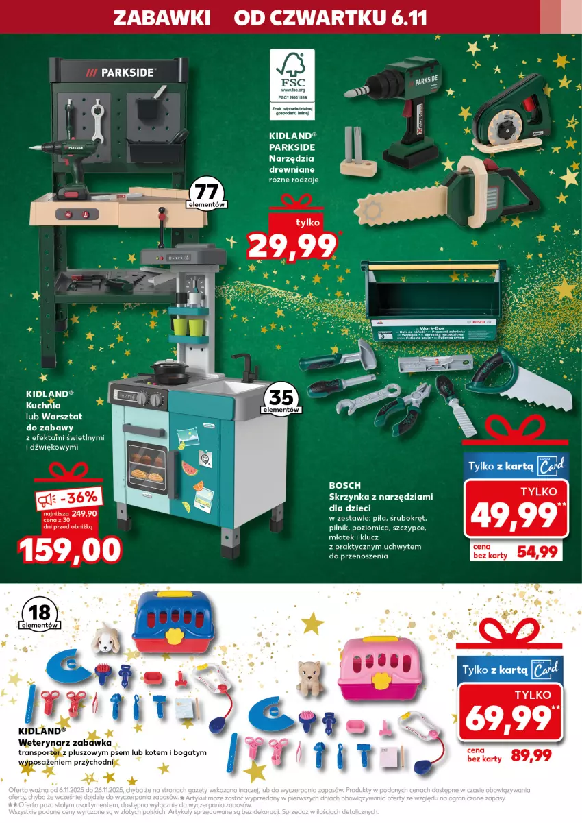 Gazetka promocyjna Kaufland - Kaufland - ważna 13.11 do 26.11.2025 - strona 15 - produkty: Bosch, Dzieci, Młot, Młotek, Parkside, Pilnik, Por, Poziomica, Pur, Sport, Szczypce, Tran, Zabawka