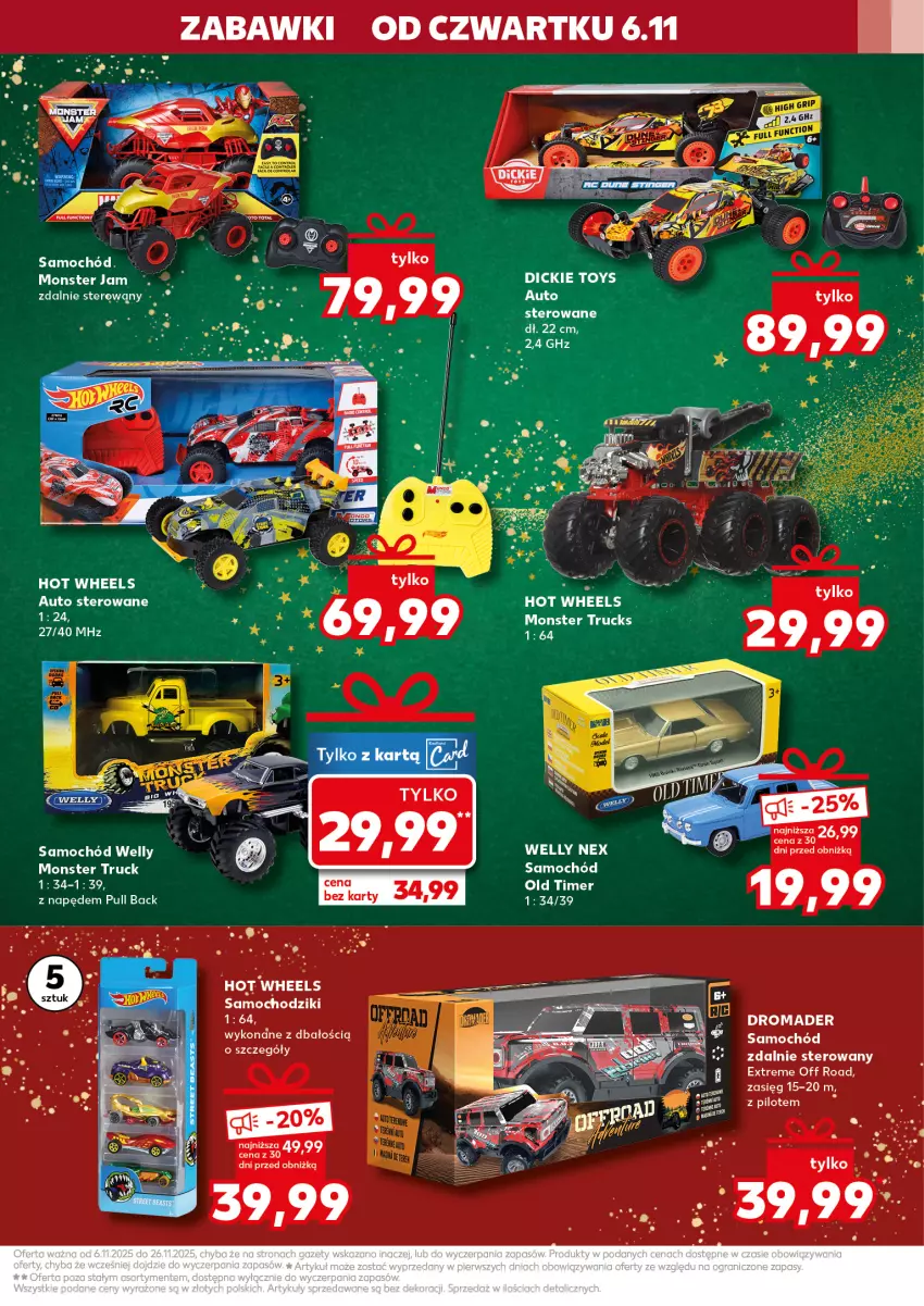 Gazetka promocyjna Kaufland - Kaufland - ważna 13.11 do 26.11.2025 - strona 19 - produkty: Chodzik, Hot Wheels, Monster truck, Samochód, Samochodziki