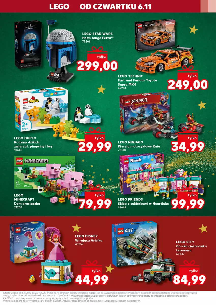 Gazetka promocyjna Kaufland - Kaufland - ważna 13.11 do 26.11.2025 - strona 3 - produkty: Ariel, Cukier, Disney, LEGO, LEGO Duplo, LEGO Ninjago, LEGO Star Wars, Leon, Minecraft, Pingwin, Star Wars