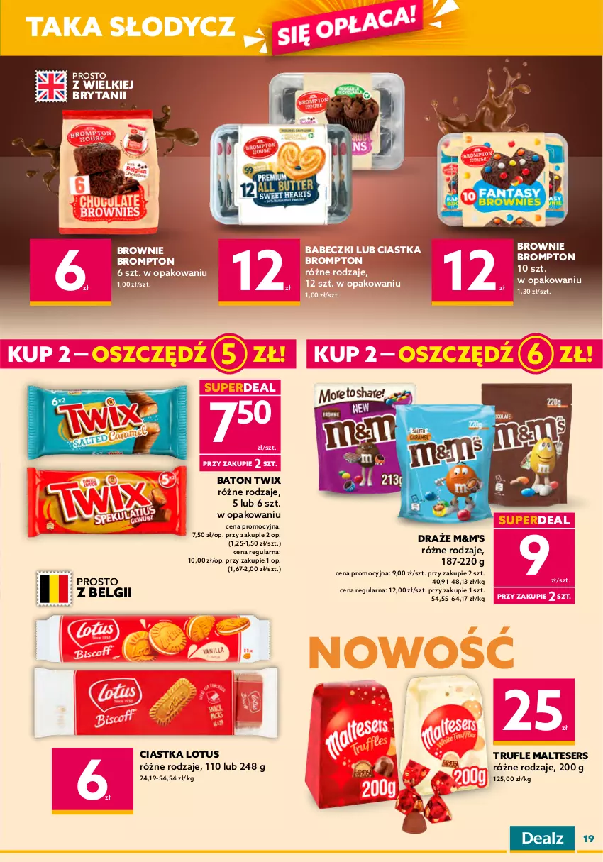 Gazetka promocyjna Dealz - NOWA GAZETKADeal się opłaca! - ważna 09.01 do 24.01.2023 - strona 19 - produkty: Babeczki, Baton, Brownie, Ciastka, LG, Mata do jogi, Por, Ser, Słuchawki, Twix