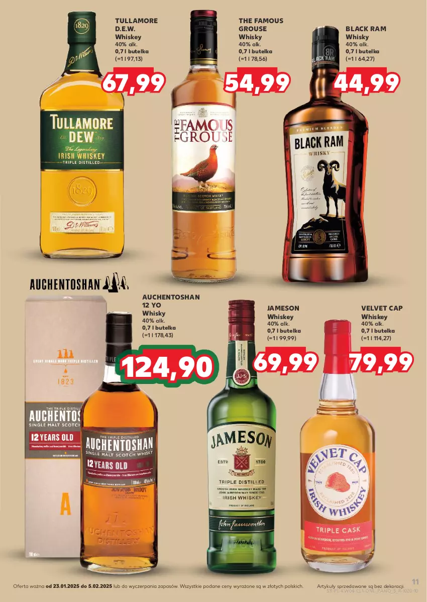 Gazetka promocyjna Kaufland - Barek Kauflandu - ważna 23.01 do 05.02.2025 - strona 11 - produkty: Fa, Jameson, Lack, The Famous Grouse, Velvet, Whiskey, Whisky