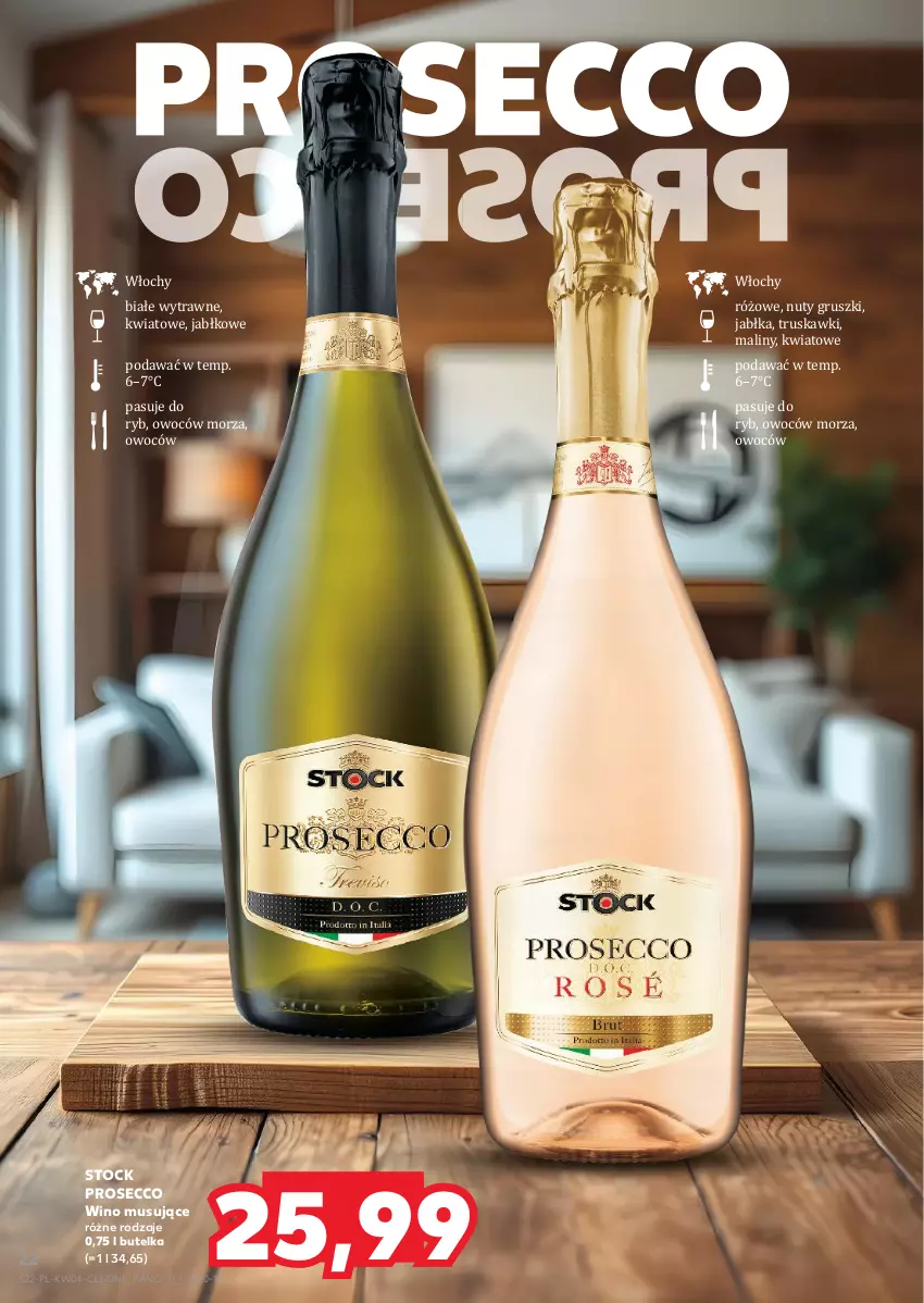 Gazetka promocyjna Kaufland - Barek Kauflandu - ważna 23.01 do 05.02.2025 - strona 22 - produkty: Gruszki, Jabłka, Maliny, Mus, Nuty, Prosecco, Stock, Truskawki, Wino, Wino musujące