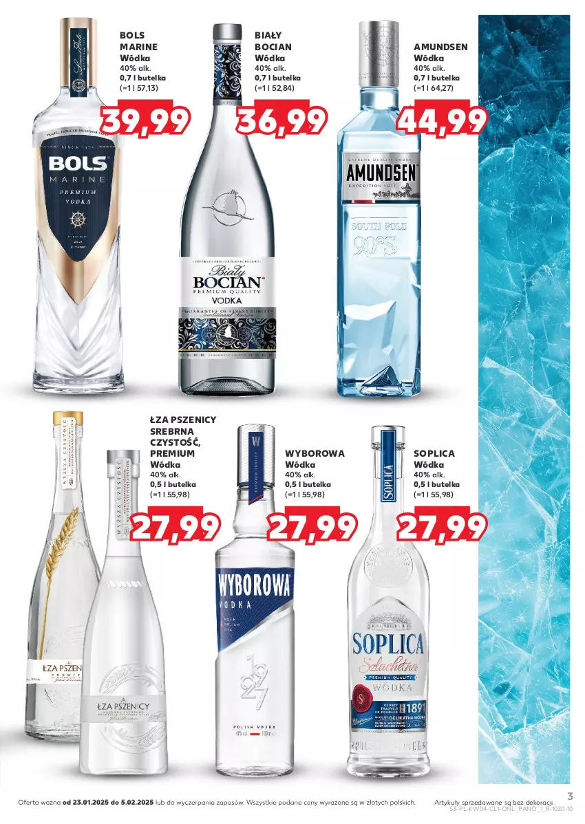 Gazetka promocyjna Kaufland - Barek Kauflandu - ważna 23.01 do 05.02.2025 - strona 3 - produkty: Amundsen, Biały Bocian, Bols, Soplica, Wódka, Wyborowa