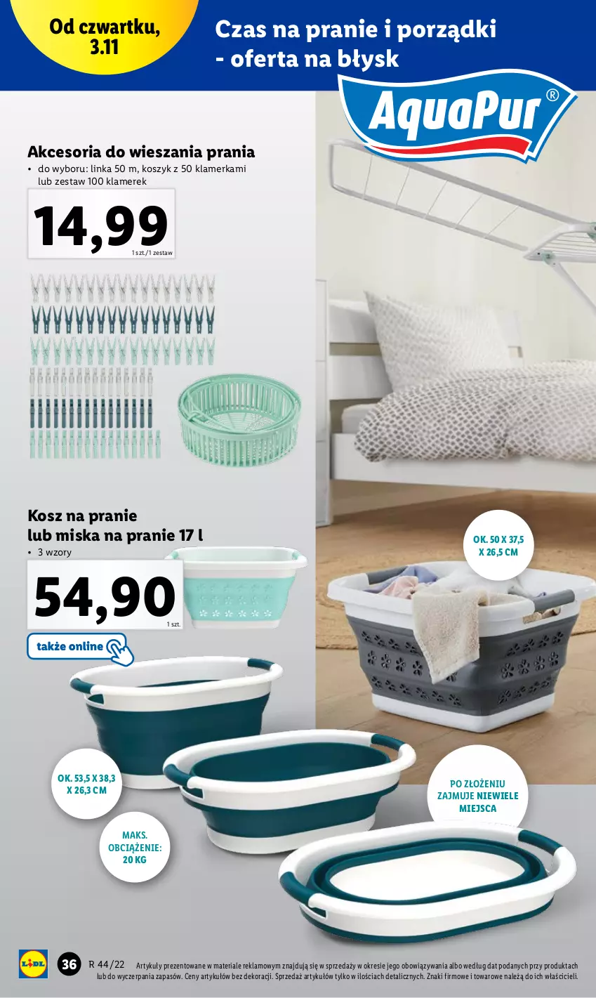 Gazetka promocyjna Lidl - GAZETKA - ważna 31.10 do 05.11.2022 - strona 38 - produkty: Inka, Kosz, Miska, Por