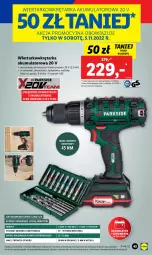 Gazetka promocyjna Lidl - GAZETKA - Gazetka - ważna od 05.11 do 05.11.2022 - strona 47 - produkty: Parkside, Ser, Walizka, Wiertarkowkrętarka, Warka, Tarka, Wkręt, Wkrętarka, Akumulator