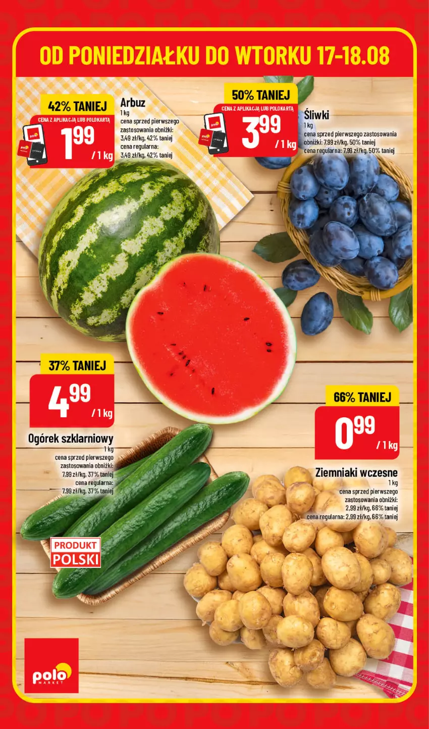 Gazetka promocyjna PoloMarket - Katalog Superhity - ważna 17.08 do 18.08.2026 - strona 2 - produkty: Arbuz, Ogórek, Ziemniaki