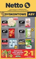 Gazetka promocyjna Netto - Netto Gazetka Food 39/24B - Gazetka - ważna od 02.10 do 02.10.2024 - strona 1 - produkty: Pistacje, Nałęczowianka, Sok, Gra, Proszek do prania, Chipsy, Napoje, Mąka, Basia, Woda mineralna, Mąka pszenna, Ariel, Woda, Lay’s, Mieszanka bakaliowa, Nektar