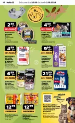 Gazetka promocyjna Netto - Netto Gazetka Food 39/24B - Gazetka - ważna od 02.10 do 02.10.2024 - strona 16 - produkty: Mokra karma, Noż, JBL, Karma mokra dla kotów, Kosz, Sheba, Tuńczyk, Gala, Pedigree
