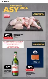 Gazetka promocyjna Netto - Netto Gazetka Food 39/24B - Gazetka - ważna od 02.10 do 02.10.2024 - strona 2 - produkty: Piwa, Piwo, Kurczak, Ser, Por, Gin, Gra
