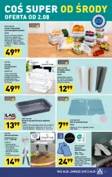 Gazetka promocyjna Aldi - Artykuły przemysłowe i tekstylia - Gazetka - ważna od 05.08 do 05.08.2023 - strona 5 - produkty: Piec, Sok, Por, Pojemnik, Tarka, Podkładka, Wełna, Rękawice, Wyciskarka, Blacha do pieczenia, Pokrywa, Podkład, Fa