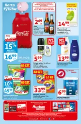 Gazetka promocyjna Auchan - Superoszczędzanie w wersji Maxi Paki Supermarkety - Gazetka - ważna od 22.09 do 22.09.2021 - strona 12 - produkty: Piwo, Papier, Lactacyd, Coca-Cola, Ręcznik, Ariel, Napój, Antyperspirant, Fa
