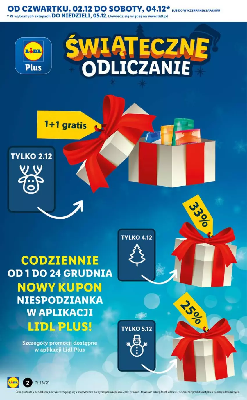 Gazetka promocyjna Lidl - GAZETKA OD 02.12 DO 05.12 - ważna 02.12 do 05.12.2021 - strona 2