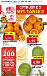 Gazetka promocyjna Lidl - GAZETKA OD 02.12 DO 05.12 - Gazetka - ważna od 05.12 do 05.12.2021 - strona 8 - produkty: Ser, Por, Pomarańcze, Deser, Grejpfrut