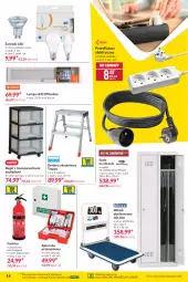 Gazetka promocyjna Makro - [Oferta promocyjna] Twoje Biuro - Gazetka - ważna od 19.04 do 19.04.2021 - strona 14 - produkty: Ubrania, Top, Drabina, Gaśnica, Tran, Regał, Lampa LED, Wózek, Szafa, Lampa, Fa