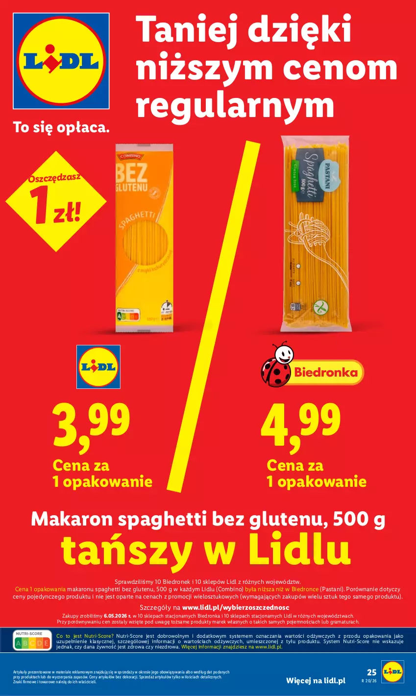 Gazetka promocyjna Lidl - Gazetka ważna od 11.05 do 13.05 - ważna 11.05 do 13.05.2026 - strona 25 - produkty: Gra, Makaron, Por, Rama, Spaghetti