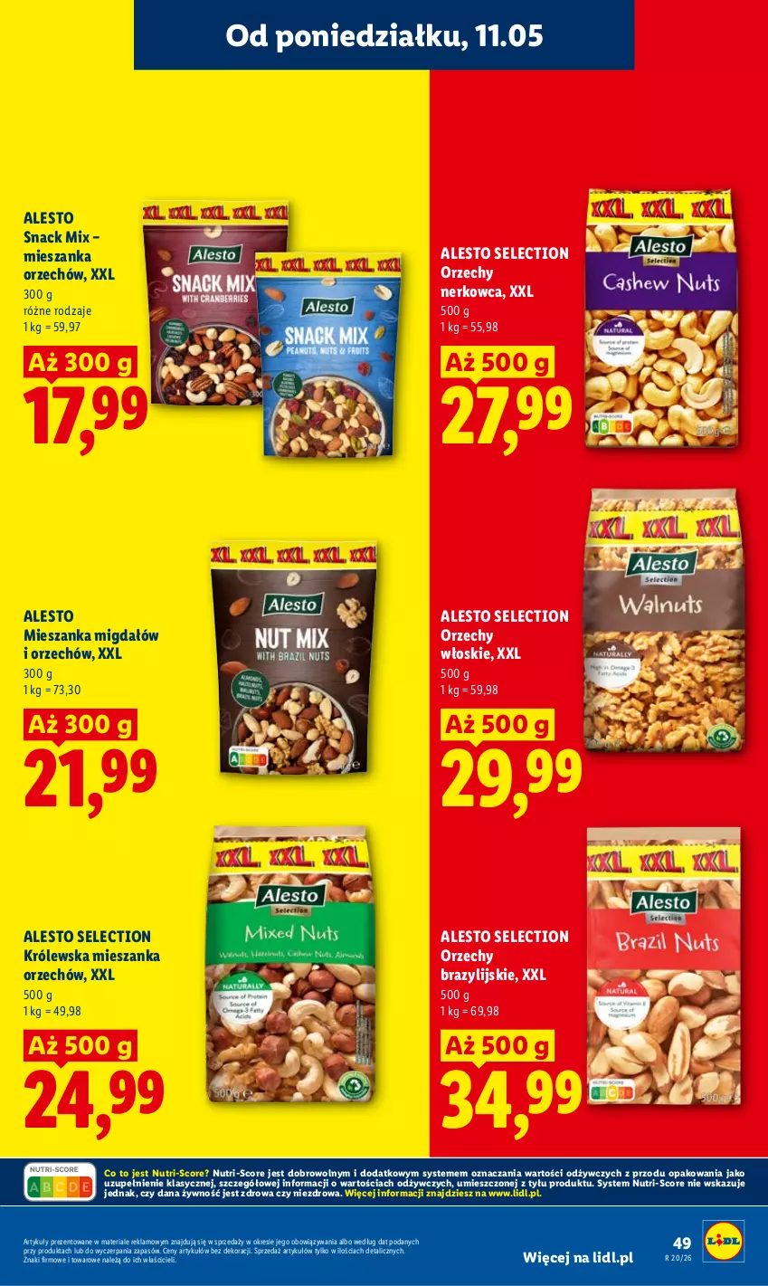 Gazetka promocyjna Lidl - Gazetka ważna od 11.05 do 13.05 - ważna 11.05 do 13.05.2026 - strona 49 - produkty: Orzechy włoskie