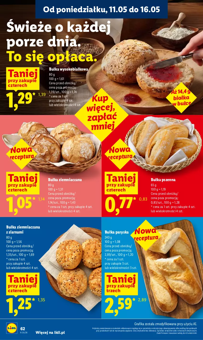 Gazetka promocyjna Lidl - Gazetka ważna od 11.05 do 13.05 - ważna 11.05 do 13.05.2026 - strona 62 - produkty: Bułka, Gra, Grafika, Por, Sok