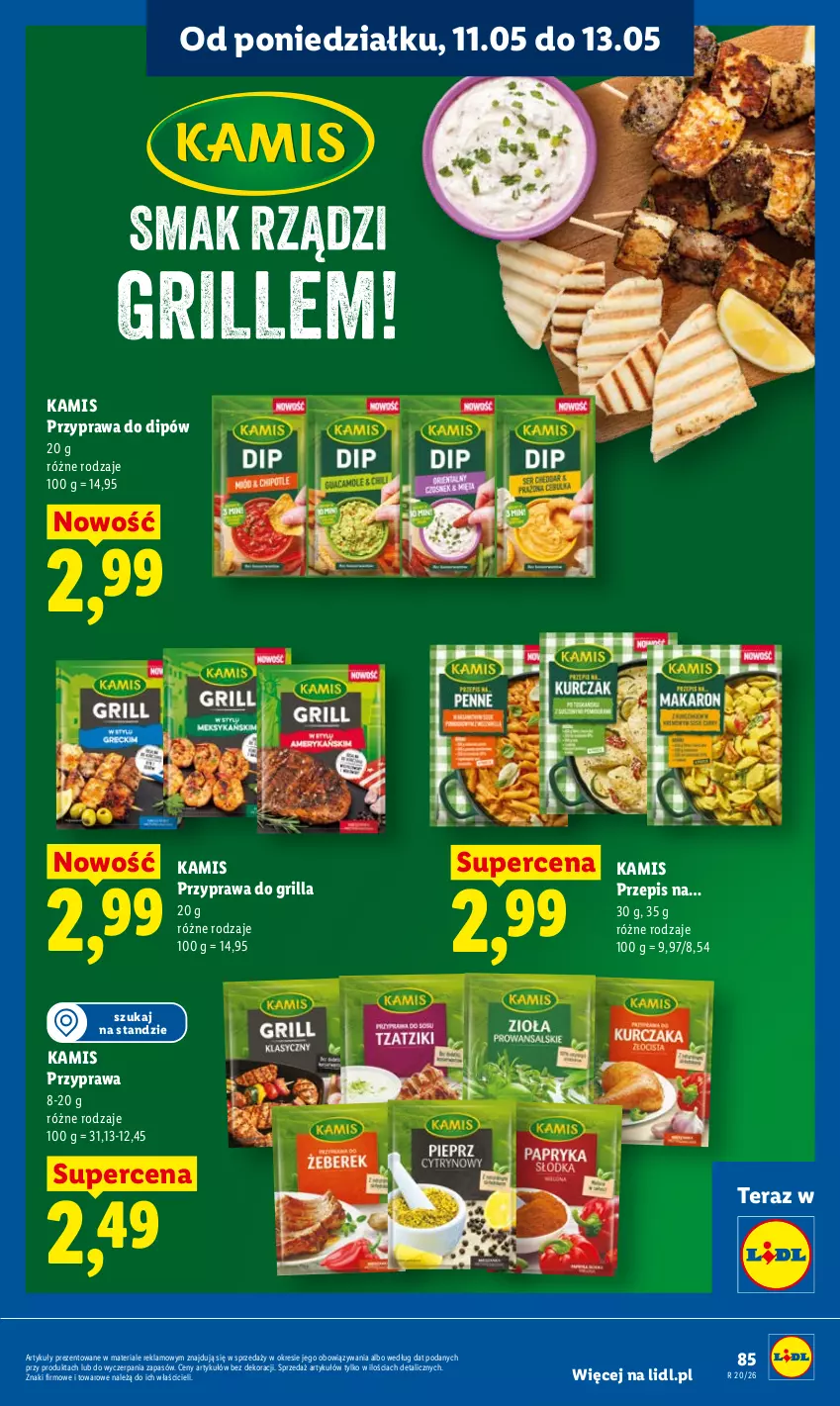 Gazetka promocyjna Lidl - Gazetka ważna od 11.05 do 13.05 - ważna 11.05 do 13.05.2026 - strona 87 - produkty: Grill, Kamis, Tera