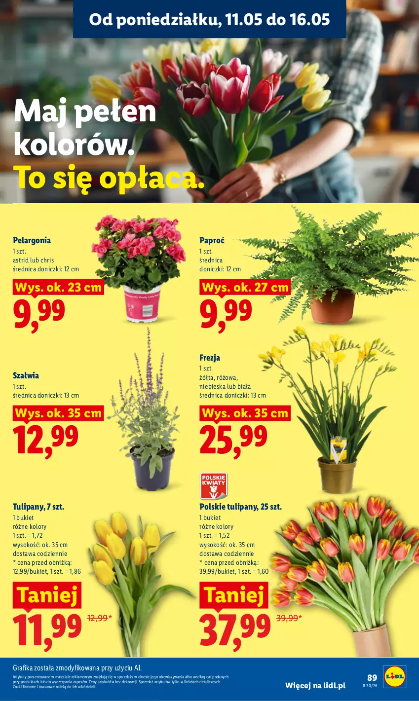 Gazetka promocyjna Lidl - Gazetka ważna od 11.05 do 13.05 - ważna 11.05 do 13.05.2026 - strona 91 - produkty: Astrid, Bukiet, Gra, Grafika, Sok, Tulipan