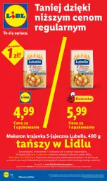 Gazetka promocyjna Lidl - Gazetka ważna od 11.05 do 13.05 - Gazetka - ważna od 13.05 do 13.05.2026 - strona 14 - produkty: Lubella, Makaron, Por, Bell, Bella