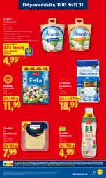 Gazetka promocyjna Lidl - Gazetka ważna od 11.05 do 13.05 - Gazetka - ważna od 13.05 do 13.05.2026 - strona 43 - produkty: Serek puszysty, Ser, Sałat, Serek, Feta, Kefir, Almette