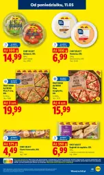 Gazetka promocyjna Lidl - Gazetka ważna od 11.05 do 13.05 - Gazetka - ważna od 13.05 do 13.05.2026 - strona 45 - produkty: Hummus, Ciasto francuskie, Ser, Mus, Pizza, Pizza margherita