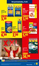 Gazetka promocyjna Lidl - Gazetka ważna od 11.05 do 13.05 - Gazetka - ważna od 13.05 do 13.05.2026 - strona 47 - produkty: Lubella, Makaron, Ryż, Bell, Kuchnia, Penne, Spaghetti, Mąka, Cenos, Bella, Mąka tortowa