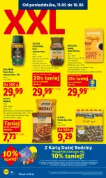 Gazetka promocyjna Lidl - Gazetka ważna od 11.05 do 13.05 - Gazetka - ważna od 13.05 do 13.05.2026 - strona 48 - produkty: Kawa rozpuszczalna, Migdały, Bell, Kawa mielona, Kawa, Pestki dyni, Bella, Jacobs, Fa